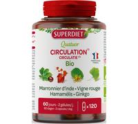 Super Diet Quatuor Vigne Rouge Circulation Bio 120 Gélules