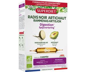 Super Diet Radis Noir-Artichaut Bio Ampoules 20x10ml