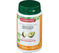 Super Diet - Complément alimentaire foie - Radis noir & Artichaut Bio - 90 gélules