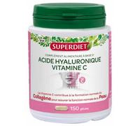 Super Diet Superdiet Acide Hyaluronique + Vitamine C Gélules x 150 - Cheveux, peau, ongles - Pharmacie en ligne LaSante.net
