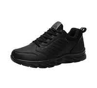 Super Doux Chaussures De Loisirs Extra Larges pour Hommes en Cuir Baskets Athlétiques Formelles Classiques Baskets De Marche Respirantes Basket Sport Chaussures Course sur Route