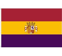 SUPER DRAPEAU DE L'ESPAGNE 1931-1938 DEUXIÈME RÉPUBLIQUE XL QUALITÉ Satin Premium 120D. Taille géante 250 x 150 cm