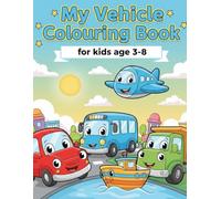 Super Duper Vehicles Coloring Book for Kids Ages 3-8