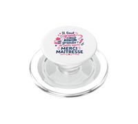 Super Ecole Humour Fin D'Année Scolaire Merci Maîtresse PopSockets PopGrip pour MagSafe