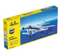 Heller Maquette d'avion Starter Kit Super Étendard 1/72 - Colle et peintures incluses