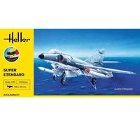 SUPER ETENDARD (Inclus Colle, Peinture, Brush) - HELLER 1/72 PLASTIC KIT