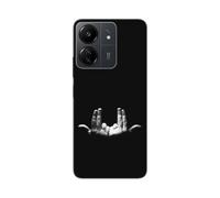 SUPER FABRIQUE Coque Silicone Souple Transparente Compatible Xiaomi, imprimée en France, Team Le Signe de Jul (Redmi 13 C 4G)
