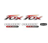 SUPER FABRIQUE Kit déco Stickers Complet 103 Fox pour décorer Votre mobylette Peugeot 103 comme à l'époque