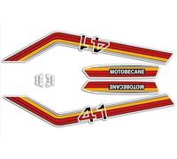 SUPER FABRIQUE Kit Stickers Motobecane MBK 41 pour décorer Votre Motobécane comme à l'époque (kit déco Complet) (Noir)