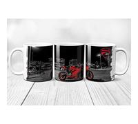SUPER FABRIQUE Mug/Tasse en céramique compatible avec moto Ducati, imprimée en France
