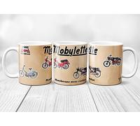 SUPER FABRIQUE Mug/Tasse histoire de Motobécane, votre marque Vintage Mobylette, Vintage, originale et résistante
