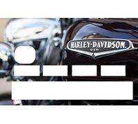SUPER FABRIQUE Stickers Harley Davidson pour Personnaliser Votre Carte Bleue Selon l'envie du Moment