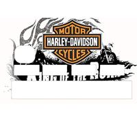 SUPER FABRIQUE Stickers Harley Davidson pour Personnaliser Votre Carte Bleue Selon l'envie du Moment
