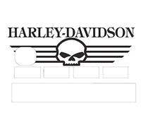 SUPER FABRIQUE Stickers Harley Davidson pour Personnaliser Votre Carte Bleue Selon l'envie du Moment