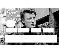 SUPER FABRIQUE Stickers Hommage Johnny Hallyday pour Personnaliser Votre Carte Bleue Selon l'envie du Moment