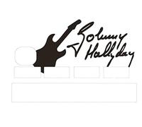 SUPER FABRIQUE Stickers Hommage Johnny Hallyday pour Personnaliser Votre Carte Bleue Selon l'envie du Moment