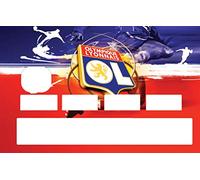 SUPER FABRIQUE Stickers Olympique Lyonnais pour Personnaliser Votre Carte Bleue Selon l'envie du Moment