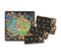 Super Fantasy Brawl Tapis de jeu en néoprène - 1 tapis d'arène 59,7 x 60,3 cm - 4 tapis de joueur 12,7 x 29,2 cm - Conçu pour une utilisation avec Super Fantasy Brawl