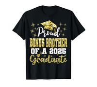 Super fier bonus Brother of 2025 Graduate Graduation Family T-Shirt
