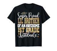 Super fier LIL BROTHER of Awesome 1st Grade Graduate 2023 T-Shirt