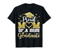 Super fière maman de 2025 diplômé Awesome Family College T-Shirt