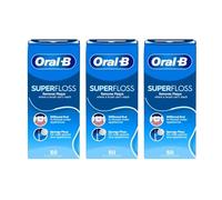 Oral-B Super Floss, 50 brins prédécoupés Menthe - Lot de 3