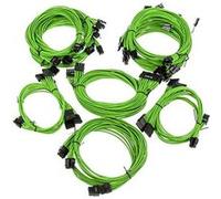 Super Flower Sleeve Cable Kit Pro - vert Noir G
