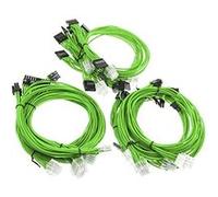 Super Flower Compatible Sleeve Cable Kit - Grün