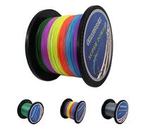 Super Forte tressée Ligne de pêche - 4 brins Multifilament PE Ligne de pêche tressée - Résistant aux abrasions lignes - Incroyable Super Power Line 4,5 - 60,3 kilogram, 110 Yards-1100 cours par Shaddock Pêche, multicolore, 22LB/0.18MM/(300M/328Yds)