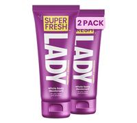 Super Fresh Lady Lot de 2 déodorants pour tout le corps pour femme | Pour les personnes privées, le corps et les plis cutanés | Stop Odor Stay Fresh | Hygiène féminine sans aluminium | Noix de coco +