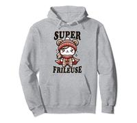Super Frileuse Froid Héroïne hiver Frisson sarcasme Noël Sweat à Capuche
