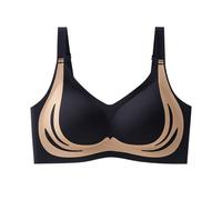 Super Froncé Doux Et Confortable sans Armatures Soutien Gorge Push Up pour Femme Lingerie De Sport Soutien Gorge sans Armatures Gaine Sudation