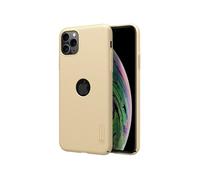 Super Frosted Shield - Coque pour Apple iPhone 11 Pro Max avec logo (Doré)