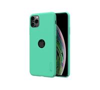 Super Frosted Shield - Coque pour Apple iPhone 11 Pro Max avec logo (Vert menthe)