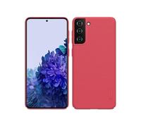 Super Frosted Shield - Coque pour Samsung Galaxy S21+ (Rouge vif)