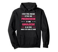 Super Gaulois mignonne Humour fille princesse Gauloise Sweat à Capuche