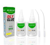 Super Glue,2 Flacons de Colle Forte Rapide Glue Extra Forte de 50ml Transparente Colle Forte Tout Support Tous Matériaux,pour le