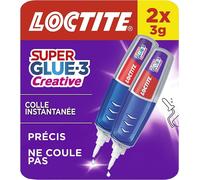 Super Glue-3 Creative Lot De 2, Colle Instantanée Sous Forme De Stylo Pour Applications Précises, Gel Superglue, Réajustable Et Ne Coulant Pas, Colle Universelle, 2 Stylos 3g