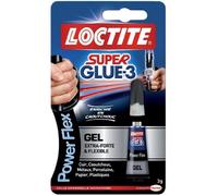 Loctite Colle cyanoacrylate SUPERGLUE-3 Power Gel tube 3 g – Blister 12 unités