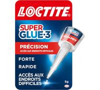 Super Glue-3 Précision (Flacon De 5 G) - Colle Forte Pour Réparations Précises - Colle Liquide Tous Matériaux - Colle Transparente À Séchage Rapide