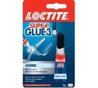 Loctite Colle cyanoacrylate SUPERGLUE-3 Spécial Verre 3 g