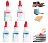 Super Glue,5pc Colle Forte,Super Colles Extra Forte,Extra Fortes Universelle,Séchage Rapide,Colles Les Métaux,Plastique,Pierre, Bois,Verre