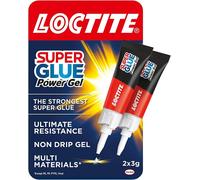 Super Glue Gel Instant Super Glue - Colle Transparente Multi-Usages Pour Réparations De Qualité Supérieure - Transparent - Facile À Utiliser - 2 X 3 G
