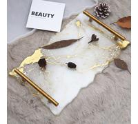 Super Grand Plateau Résine Moule Nail Art Fluide Artiste Faisant Plateau D'affichage Irrégulière Caboteur Époxy Nail Art Fournitures Manucure Outils