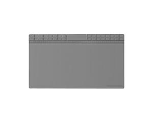 Super Grand Tapis de Travail Isolant en Silicone Pur 700x400mm pour Réparation et Soudage BGA, Résistant à la Chaleur, Plate-Forme de Bureau, Gris