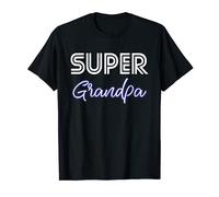 Super Grandpa | Grandfather Apparel Granddad American Gramps T-Shirt
