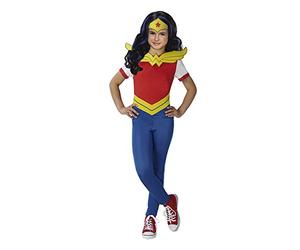 Super Hero Girls Déguisement de Wonder Woman et perruque M