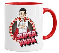 Super Hero Tasse/Mug - Super papa meilleur du monde - Idees cadeaux fête des pères/Bon Anniversan/Tasses Originales de café