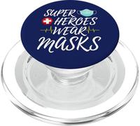 Super Heroes Wear Masks PopSockets PopGrip pour MagSafe