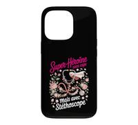Super Héroïne sans Cape avec Stéthoscope Coque pour iPhone 13 Pro